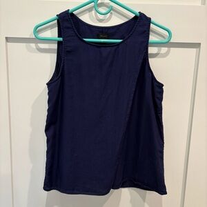 Theory Navy Sleeveless Top